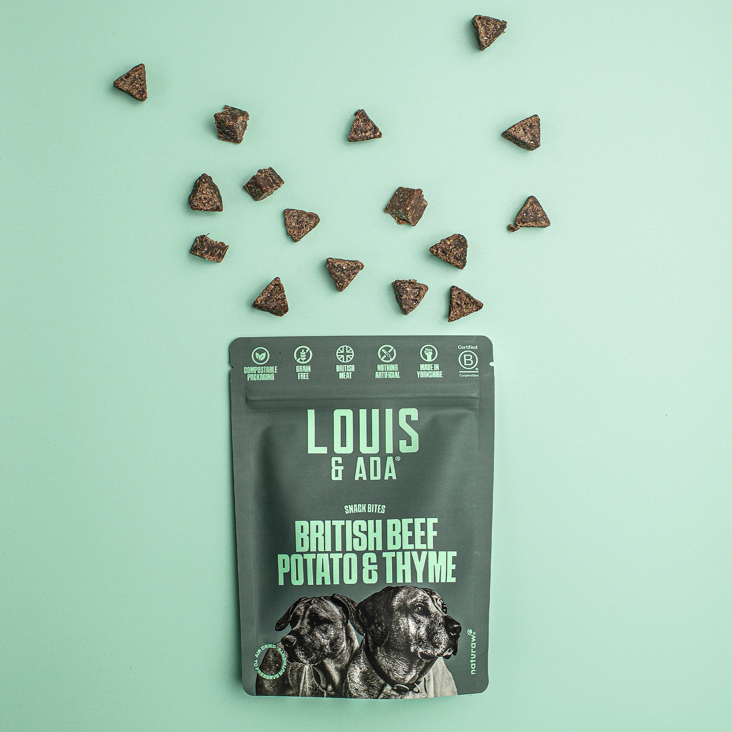 British Beef, Potato & Thyme Treats - Naturaw