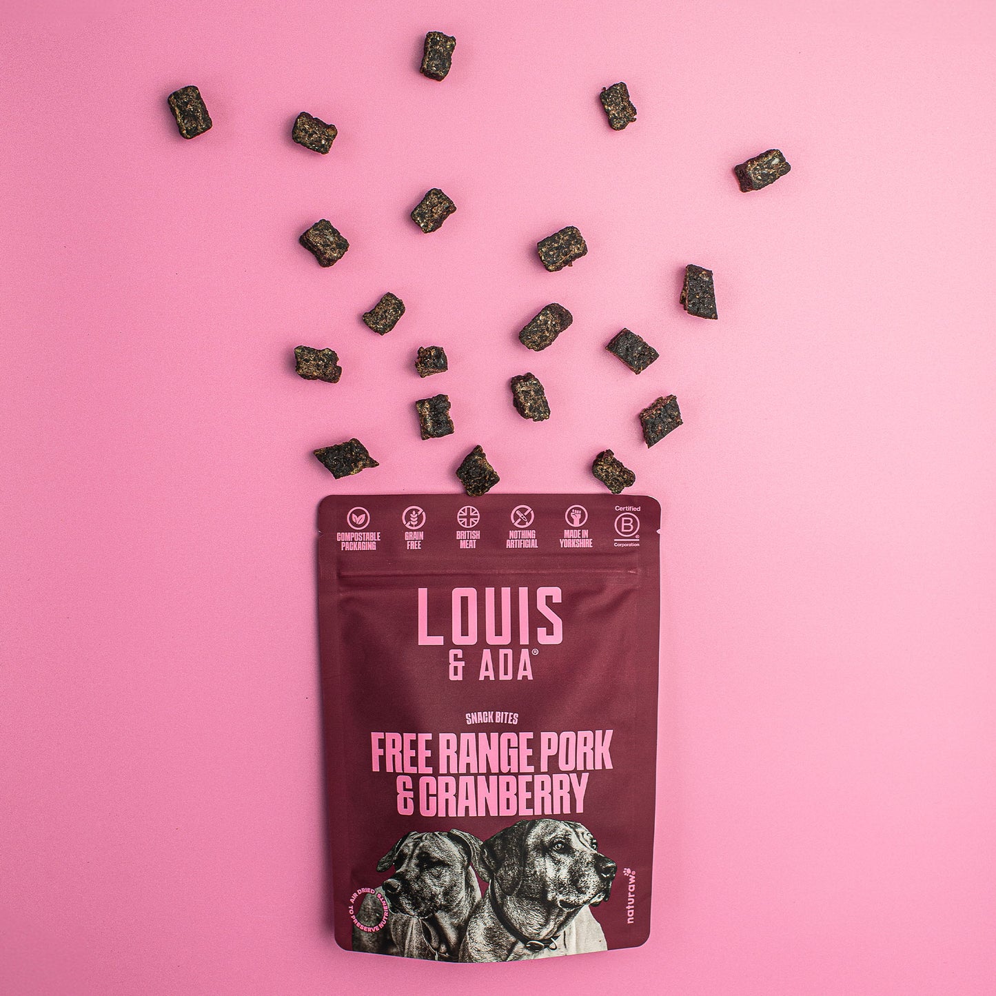 Free Range Pork & Cranberry Treats