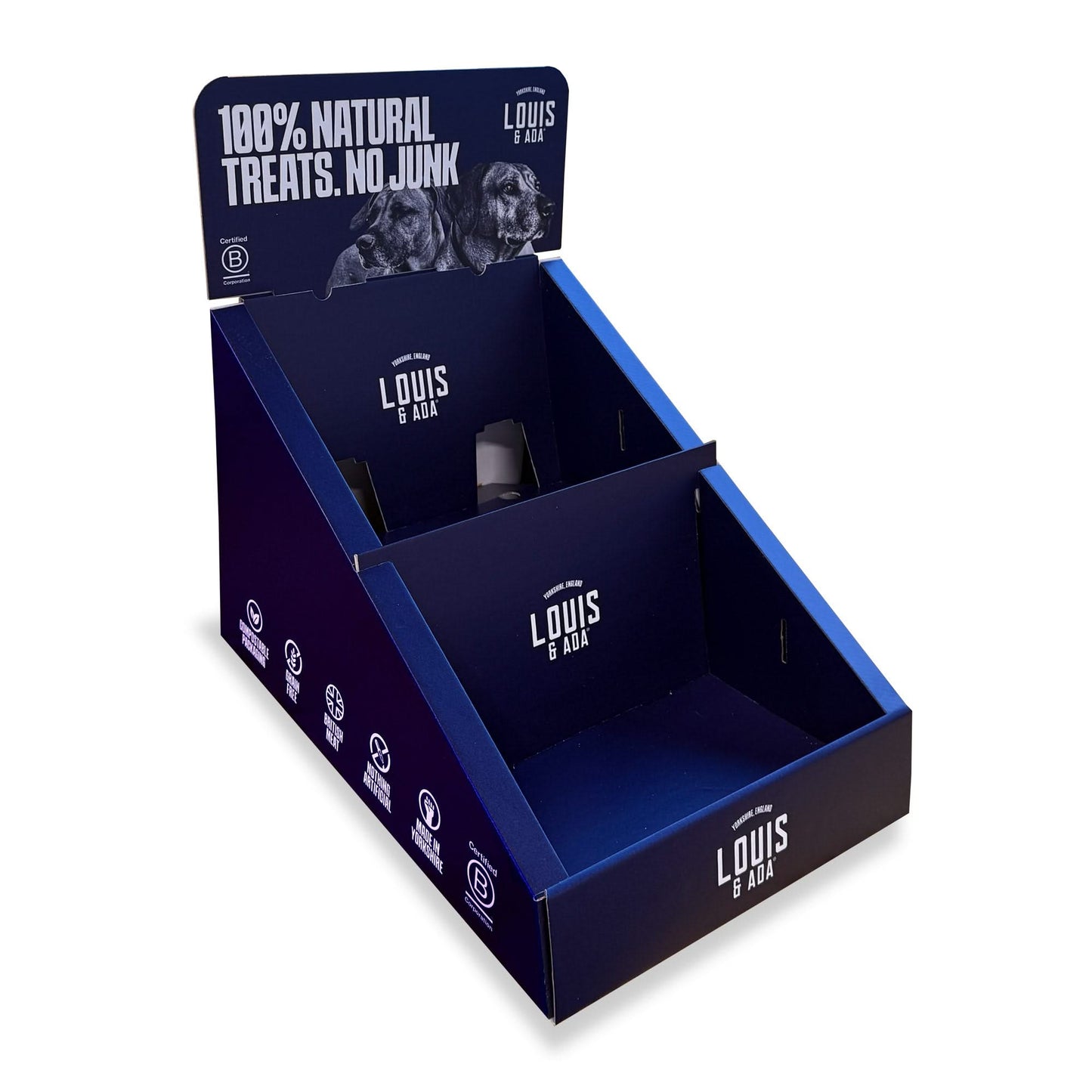 Louis & Ada Counter Top Display (Large) - Naturaw