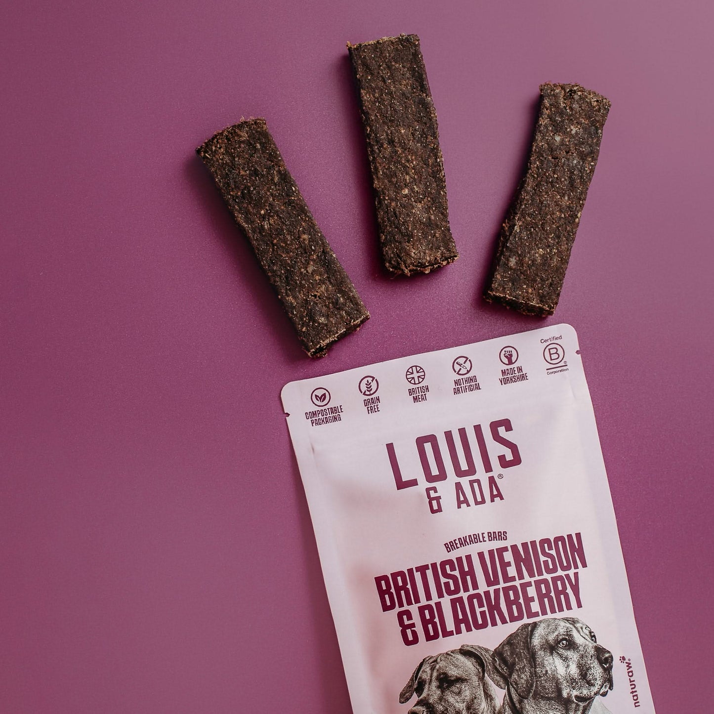 Venison & Blackberry Treats - Naturaw