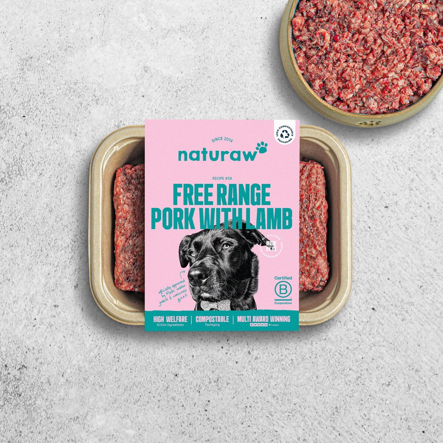 Free Range Pork with Lamb - Naturaw
