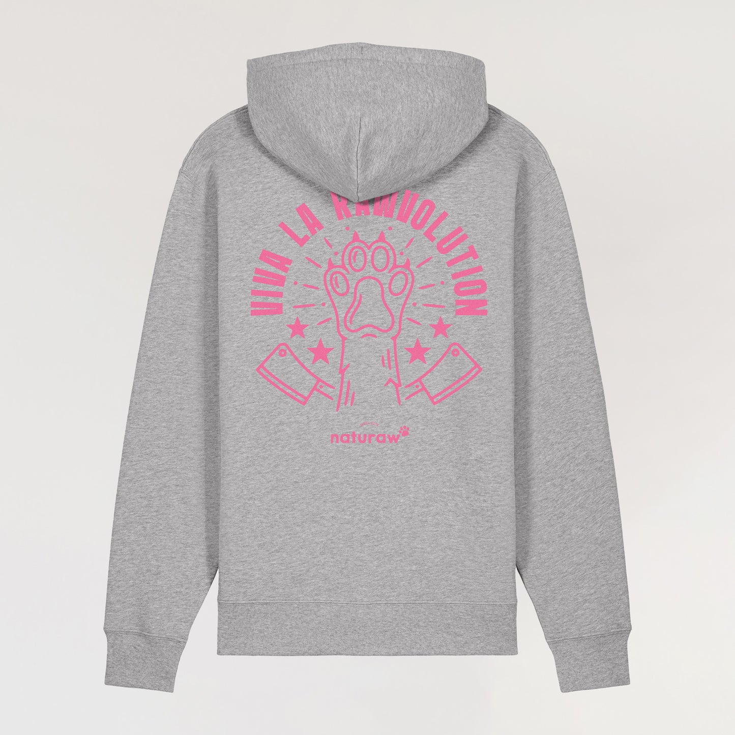 Rawvolution Zipped Sweatshirt - Heather Grey