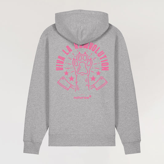 Rawvolution Zipped Sweatshirt - Heather Grey