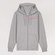 Rawvolution Zipped Sweatshirt - Heather Grey