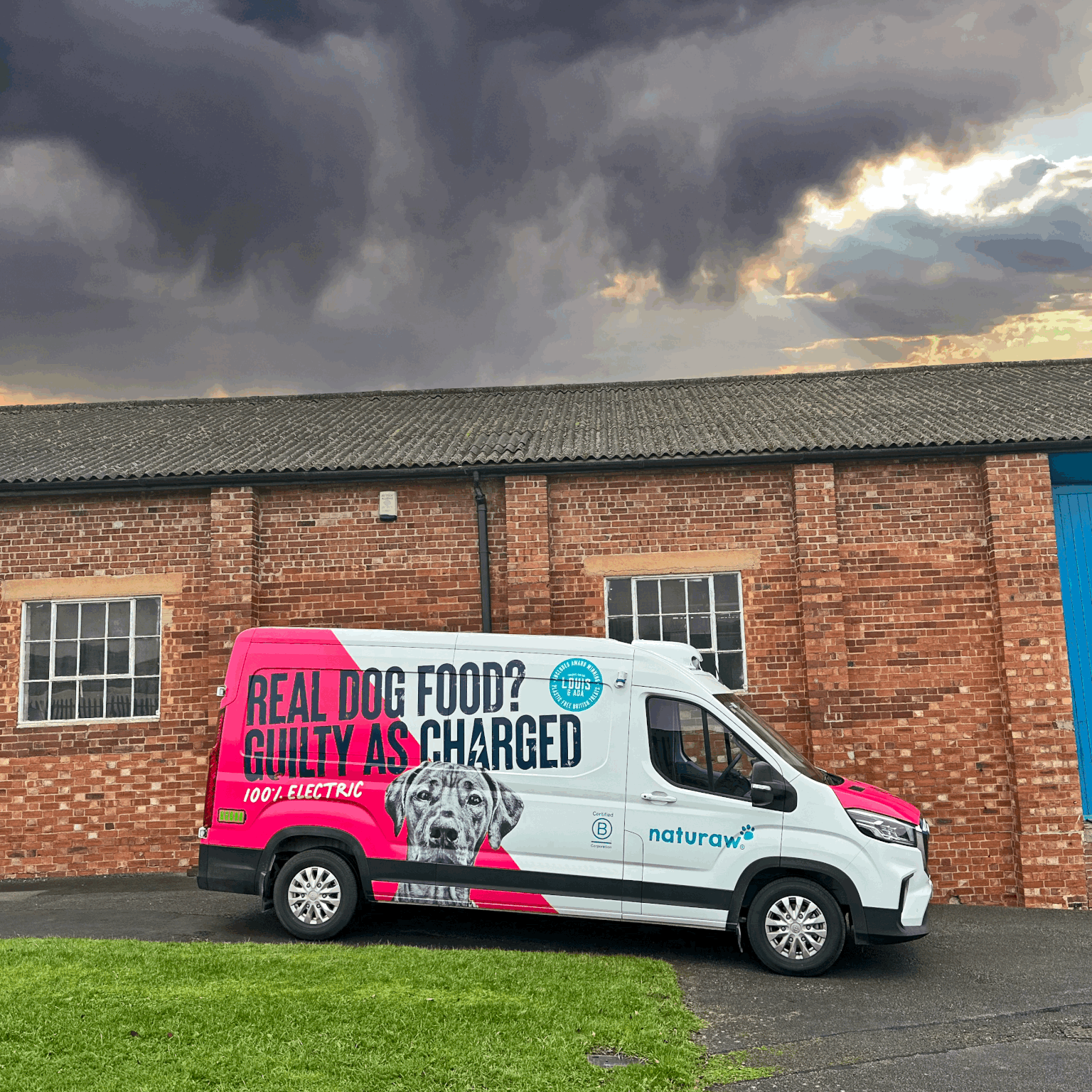 Raw Food Delivered In Our Electric Van