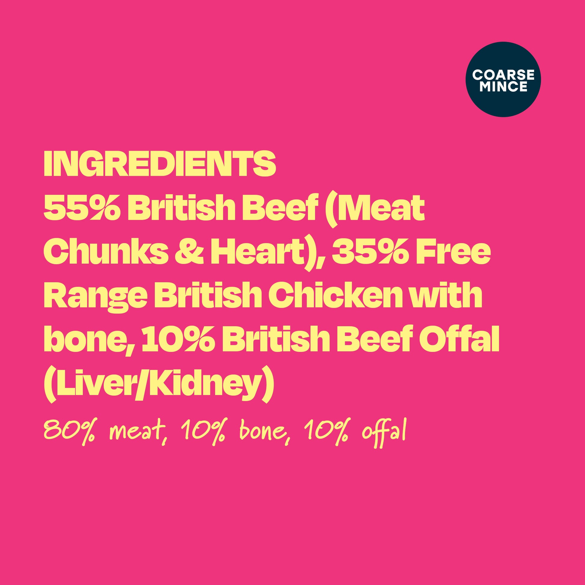 Beef & Organic Chicken - Naturaw 