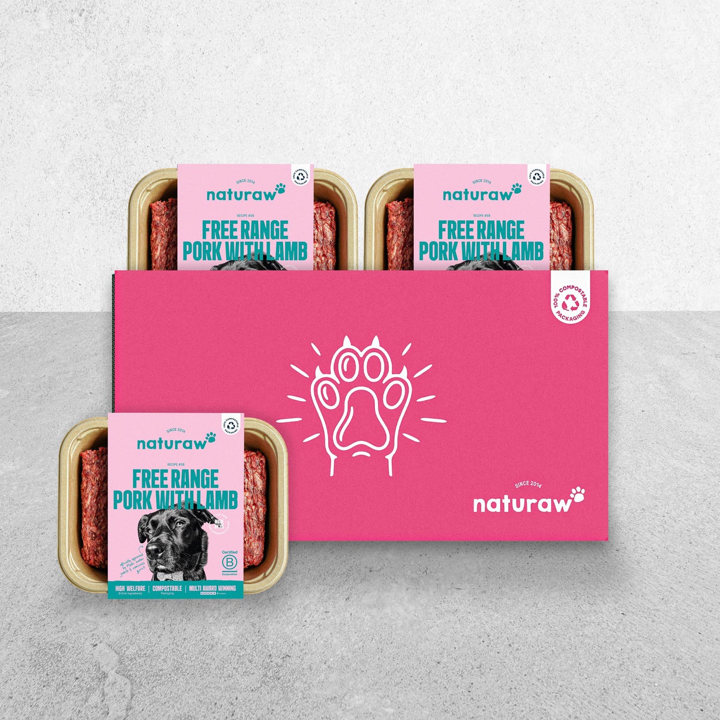 Box: Free Range Pork with Lamb