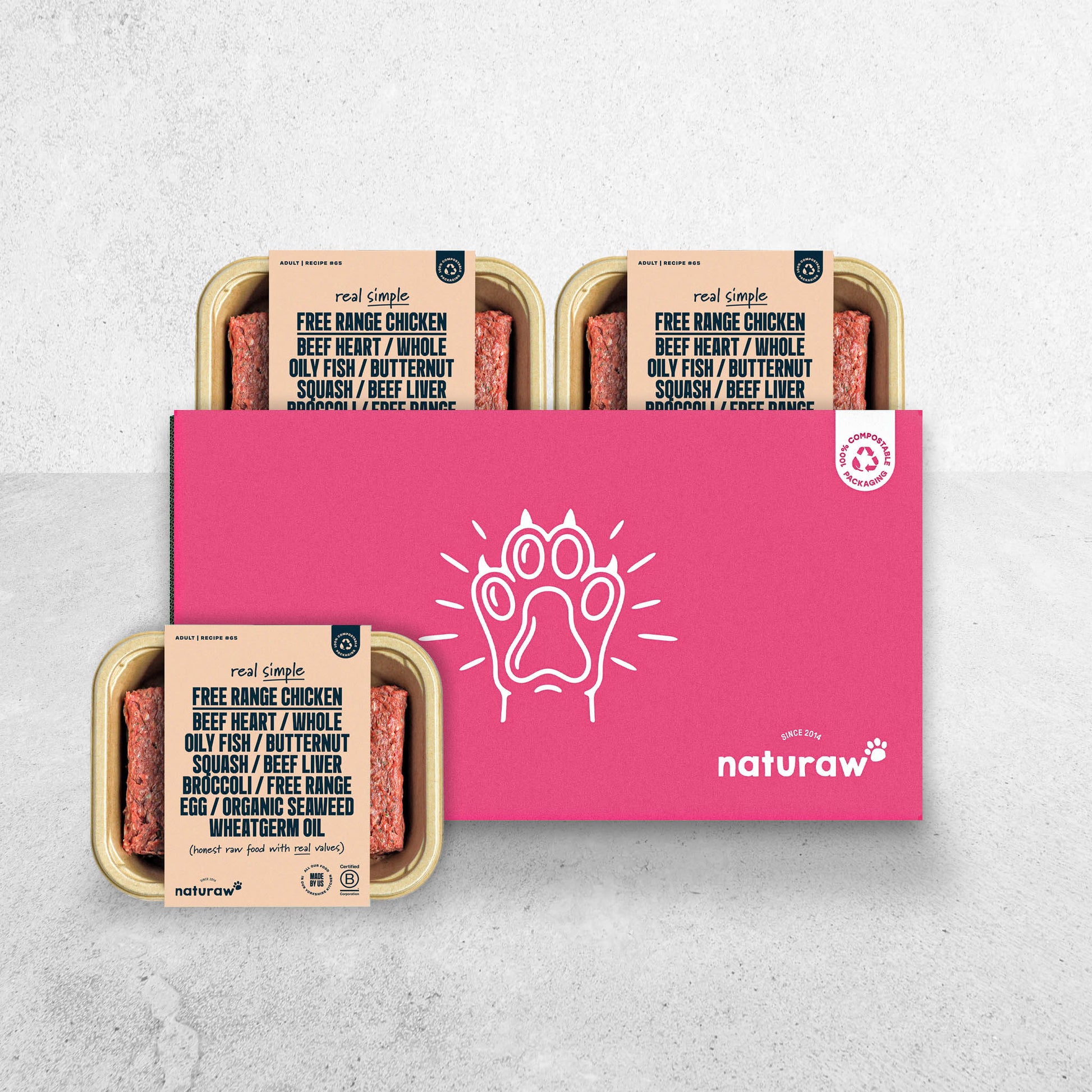 Real Simple Box: Free Range Chicken - Naturaw 