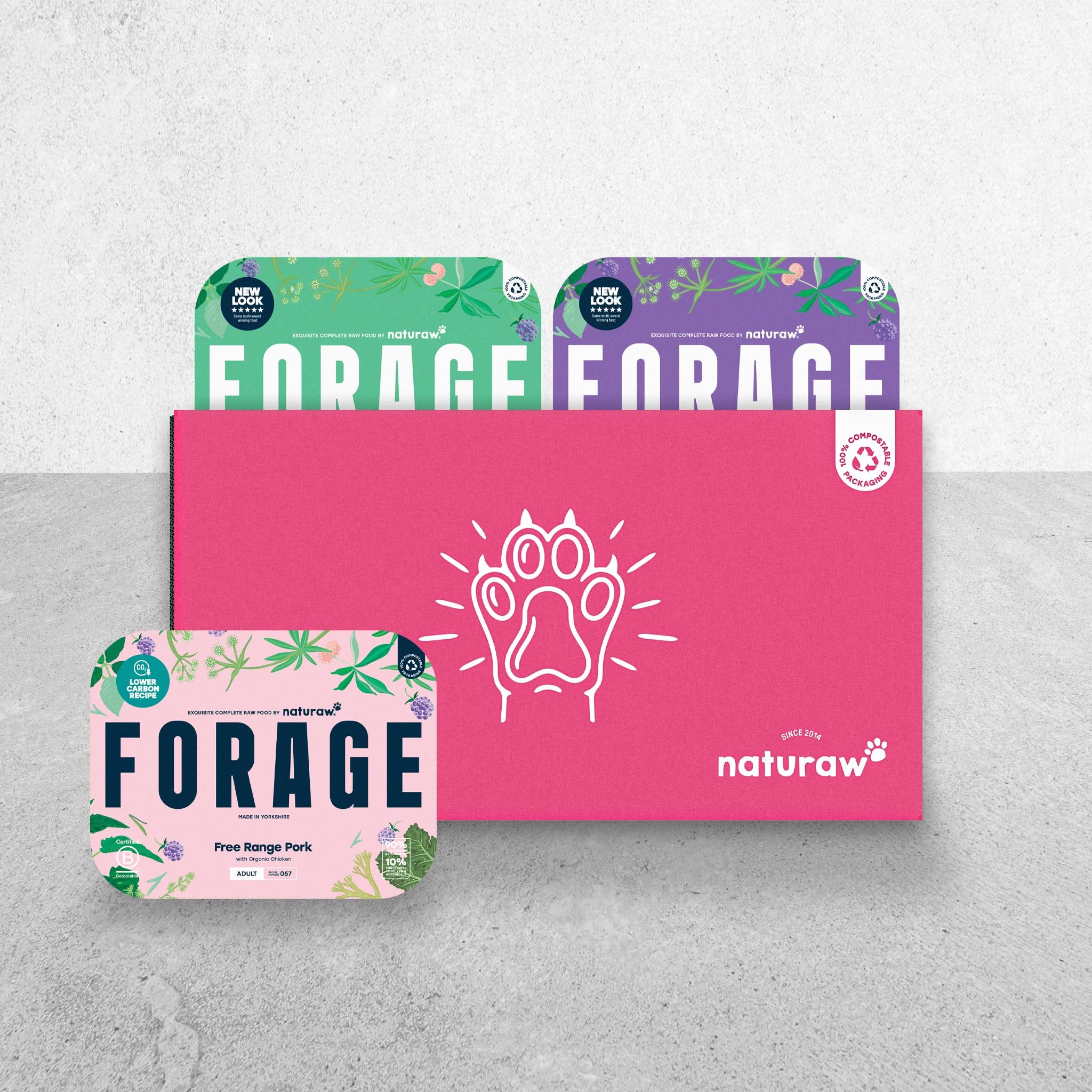 Forage Variety Box - Multi-award winning raw dog food from Naturaw