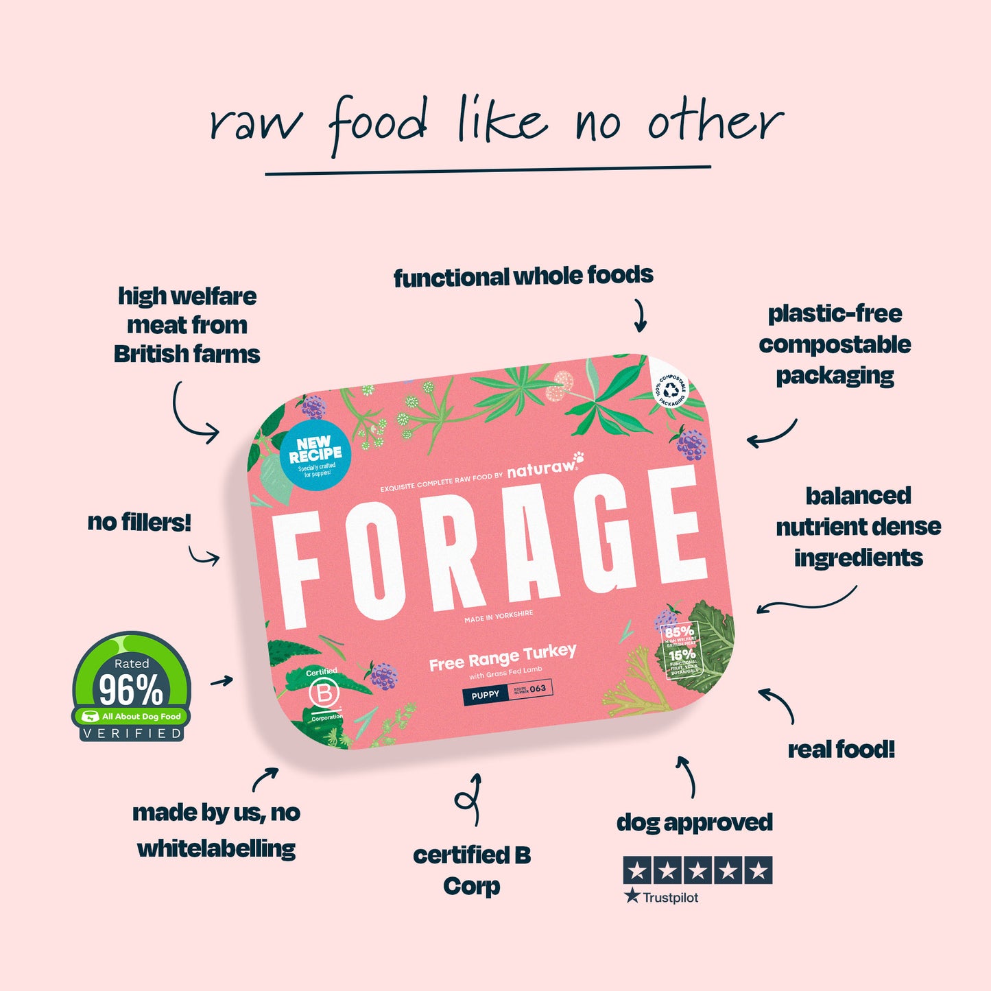 Forage Puppy: Free Range Turkey