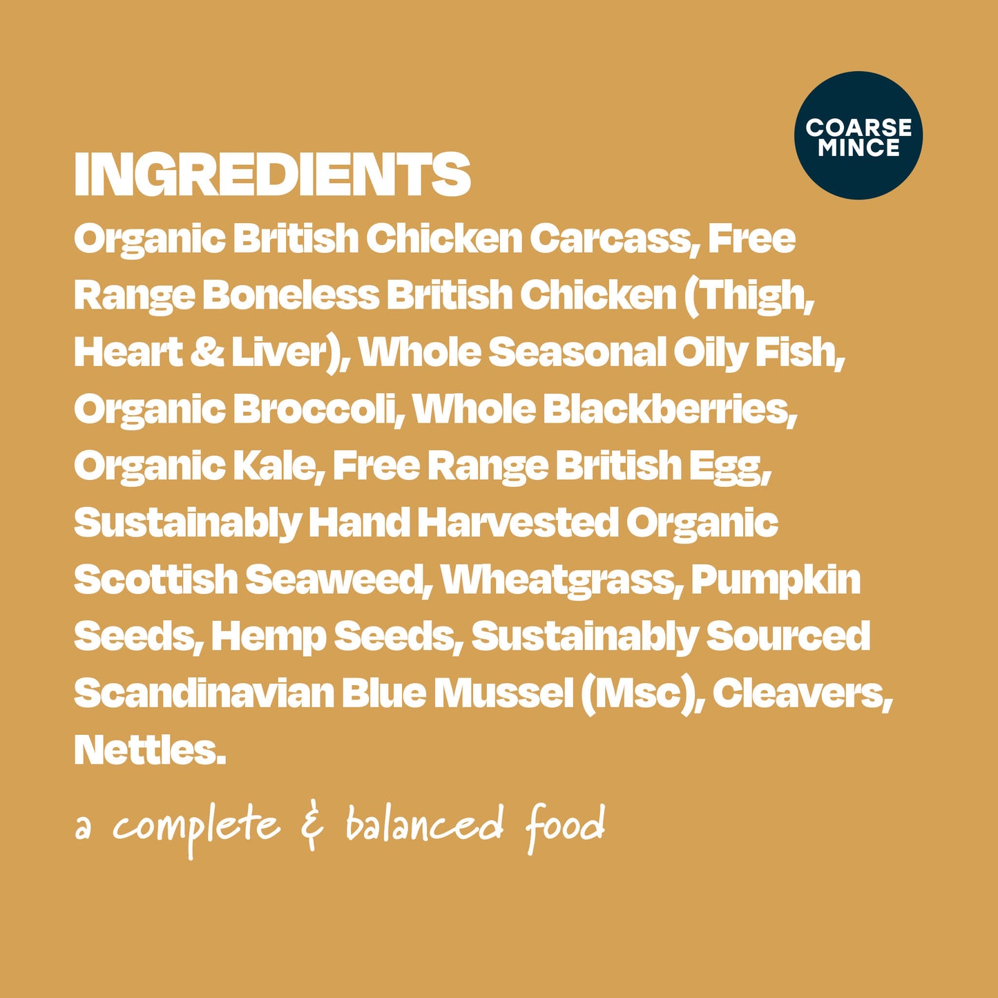 Forage: Free Range Chicken