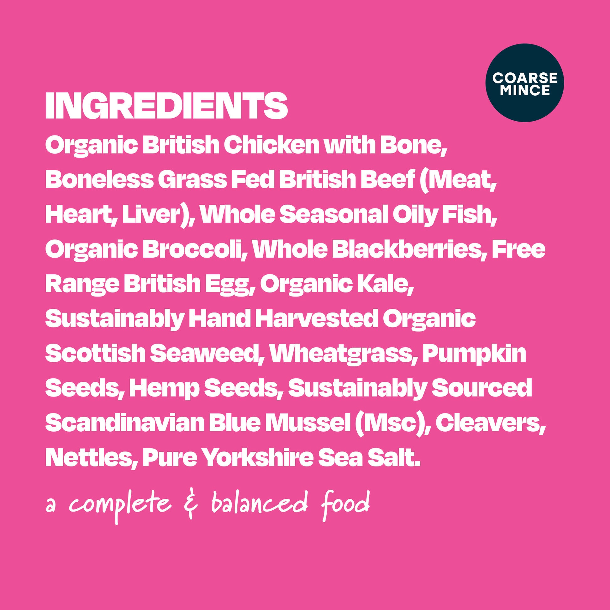 Forage Puppy: Organic Chicken - Naturaw 