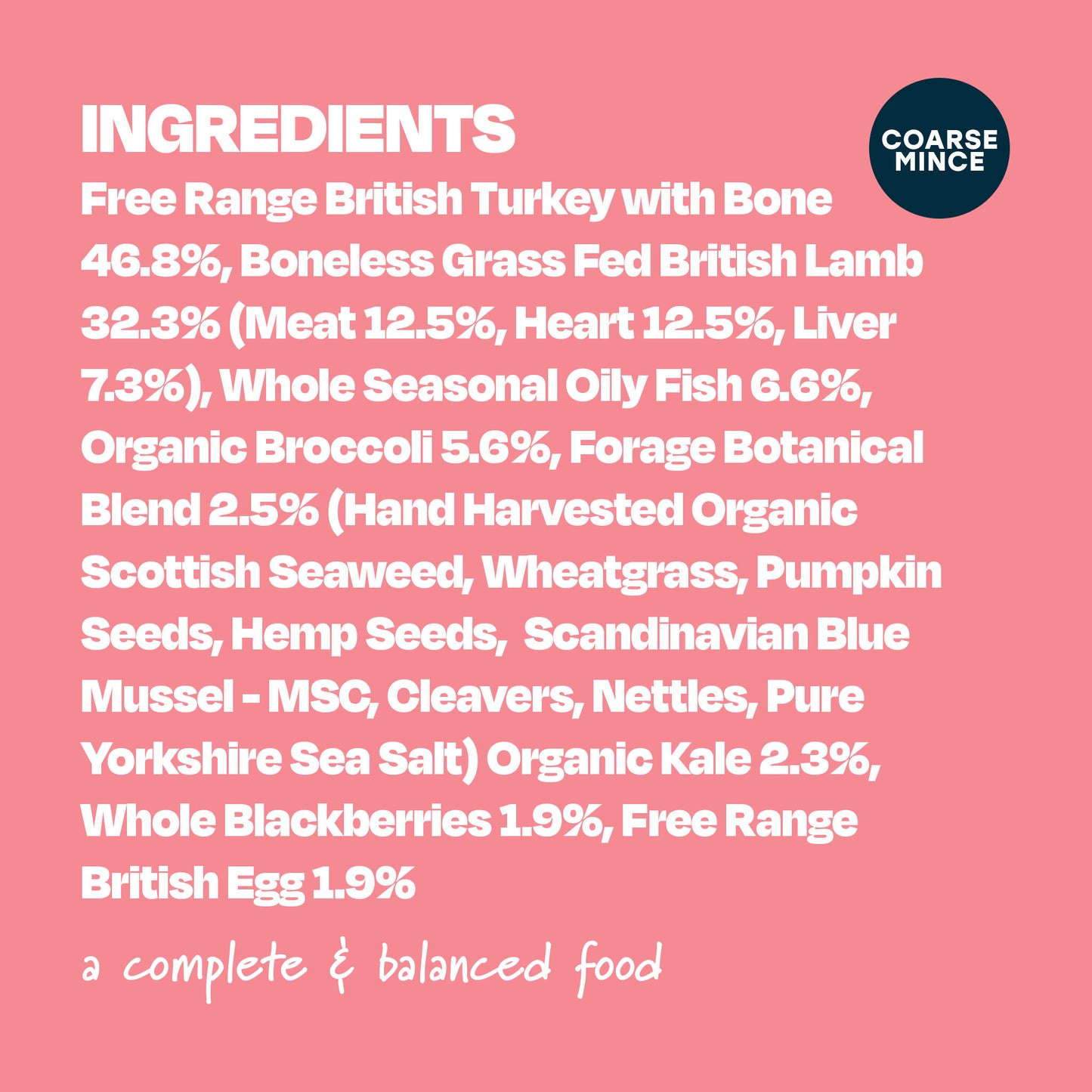 Forage Puppy: Free Range Turkey