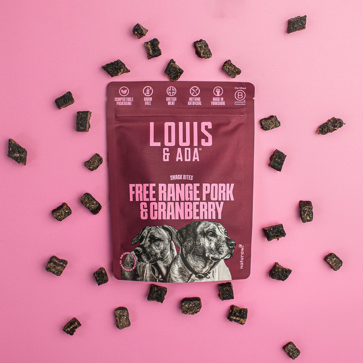Free Range Pork & Cranberry Treats