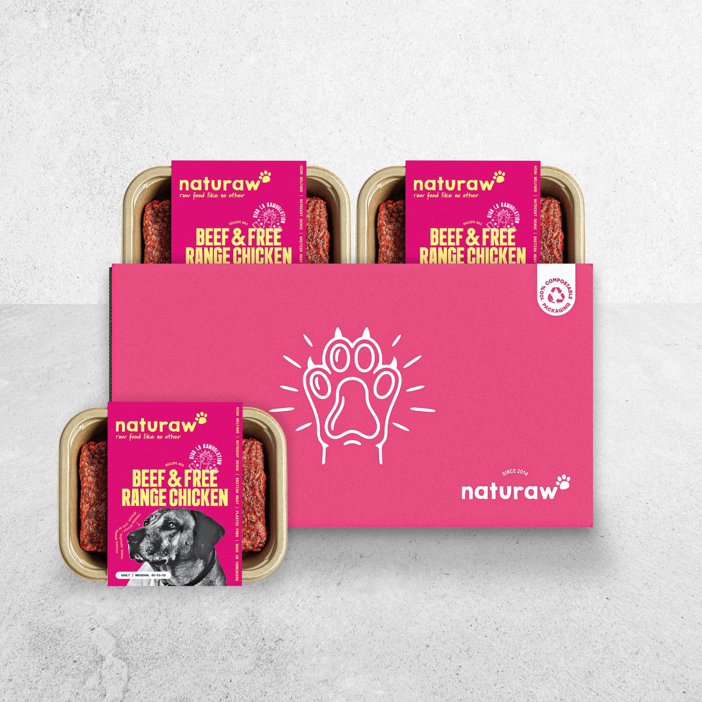 Box: Beef & Free Range Chicken - Naturaw