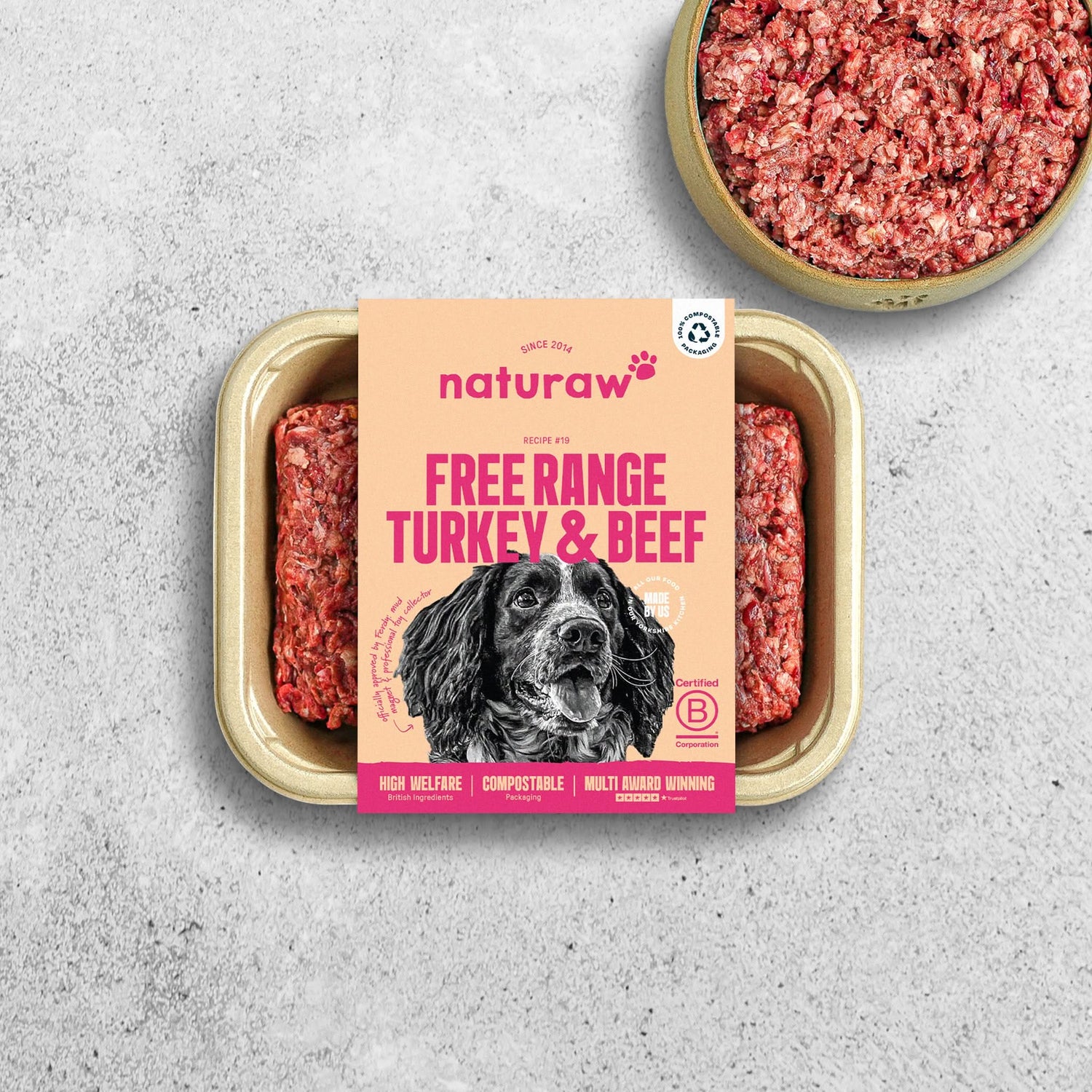 Free Range Turkey & Beef - Naturaw 