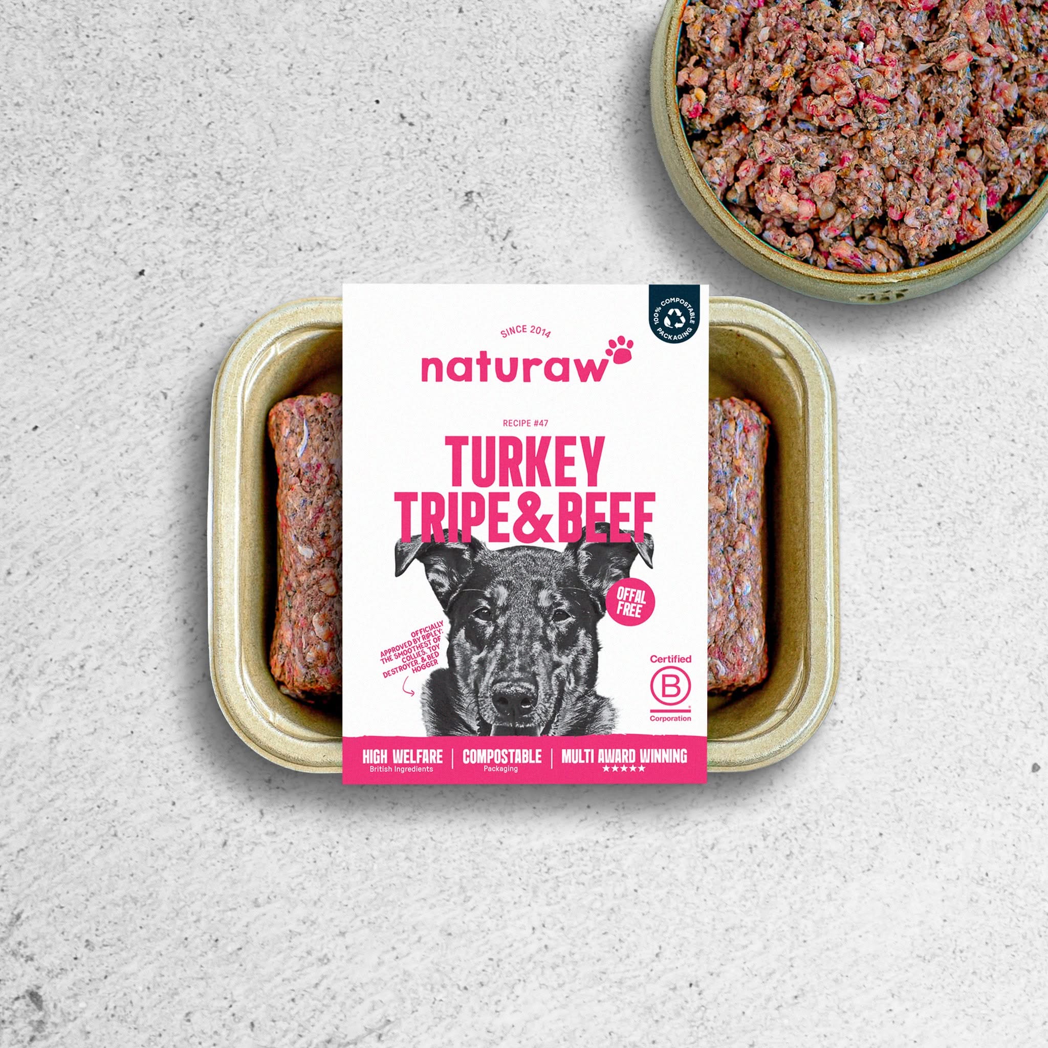 Naturaw Free Range Turkey, Tripe & Beef