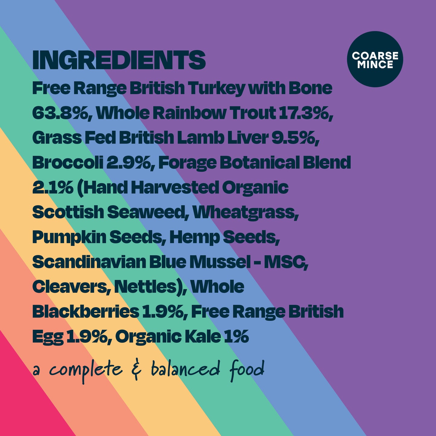Forage: Turkey & Rainbow Trout