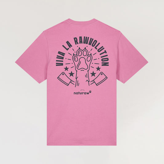 Rawvolution T Shirt - Cotton Pink