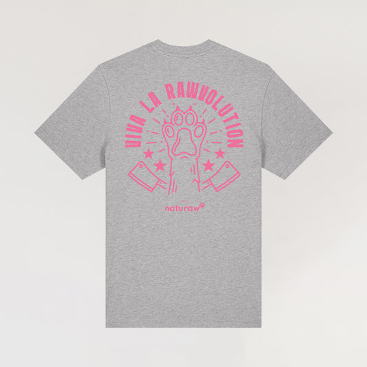 Rawvolution T Shirt - Heather Grey