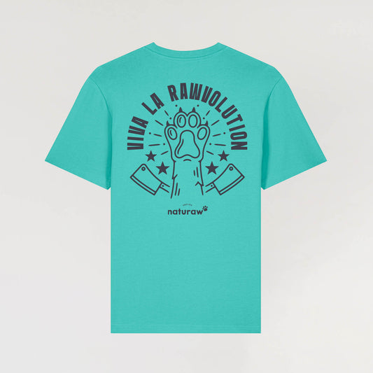 Rawvolution T Shirt - Naturaw Teal