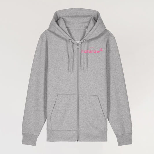 Rawvolution Zipped Sweatshirt - Heather Grey