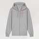 Rawvolution Zipped Sweatshirt - Heather Grey