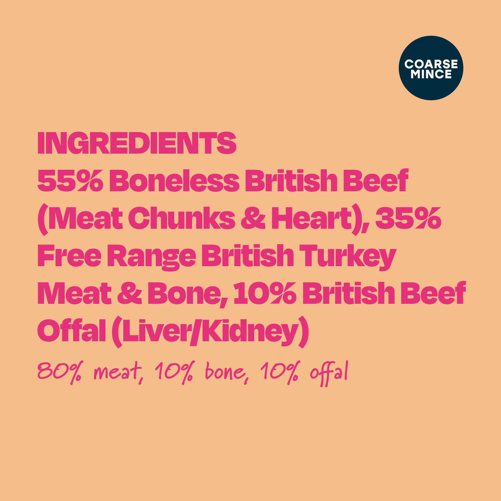 Free Range Turkey & Beef - Naturaw 