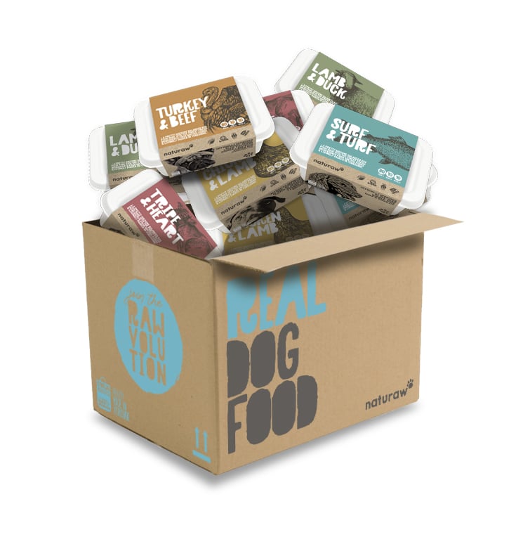Raw Dog Food Taster Box Small Naturaw Real Raw Dog Food
